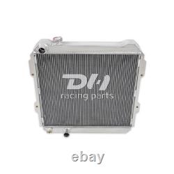 Alu Radiator 3Row Fit TOYOTA HILUX LN85 LN60 LN61 LN65 2.4L DIESEL MT 1984-1991
