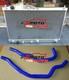 Alu Radiator + Blue Hose For Honda S2000 Ap1 Ap2 F20c/f22c1 2.0/2.2l 2000-2009