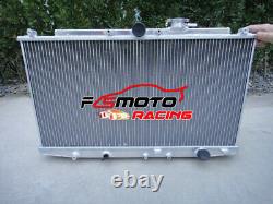 Alu Radiator +FAN For Honda Accord TYPE R H22A7 2.2 1.8 2.0 2.3 PETROL 1998-2002