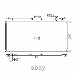Aluminium Alloy Race Radiator For Mazda MX 5 Nb Mk2 Mk2.5 1.6 1.8 Mt 1998-2005