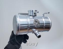 Aluminium Coolant Header Tank Expansion Reservoir 1.5L Universal Horizontal