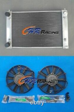 Aluminium Radiator+FANS VW Golf MK2 MK II 1.6 8V and 1.8 16V MT 1982-1992