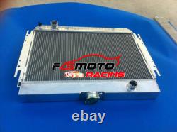 Aluminium Radiator+Shroud+Fans For Chevy El Camino/Chevelle/Impala Bel Air 63-68