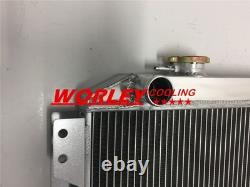 Aluminum ALLOY radiator For 1978 78 Ford Escort Mk2 4 door 1600 manual MT 2ROW