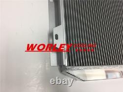 Aluminum ALLOY radiator For 1978 78 Ford Escort Mk2 4 door 1600 manual MT 2ROW