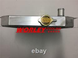 Aluminum ALLOY radiator For 1978 78 Ford Escort Mk2 4 door 1600 manual MT 2ROW