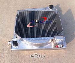 Aluminum Alloy Radiator + FAN for Austin Healey Sprite Bugeye/MG Midget 948/1098