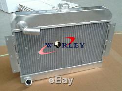 Aluminum Alloy Radiator + Fan for MGB GT/ROADSTER TOP-FILL 1968-1975 1969 1970