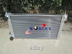 Aluminum Alloy Radiator & Fans VW Golf MK1 MK2 GTI Scirocco 1.6 1.8 8V MT