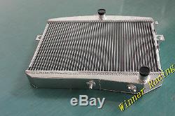 Aluminum Alloy Radiator Fit Volvo Amazon P1800 B18 B20 Engine GT M/T 50MM