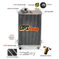 Aluminum Alloy Radiator For Triumph Tr4 Mt 1961-1965 1964 +fan 56mm
