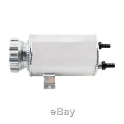 Aluminum Alloy Radiator Overflow Coolant Expansion Tank Silver AUS SHIP D2M