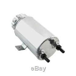 Aluminum Alloy Radiator Overflow Coolant Expansion Tank Silver AUS SHIP D2M