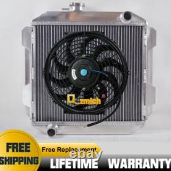 Aluminum Polished Radiator+12Fan For Ford Capri Mk III GECP 2.8L & 2.9L Cologne