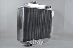 Aluminum Polished Radiator+12Fan For Ford Capri Mk III GECP 2.8L & 2.9L Cologne