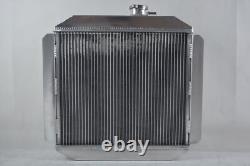 Aluminum Polished Radiator+12Fan For Ford Capri Mk III GECP 2.8L & 2.9L Cologne
