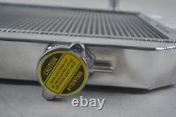 Aluminum Polished Radiator+12Fan For Ford Capri Mk III GECP 2.8L & 2.9L Cologne