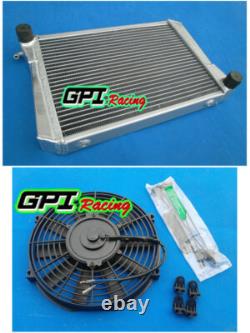 Aluminum Radiator + 9 FAN for MG MIDGET 1275 1967-1974 Manual MT