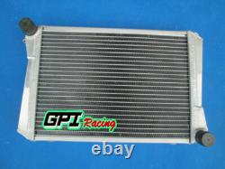 Aluminum Radiator + 9 FAN for MG MIDGET 1275 1967-1974 Manual MT