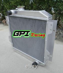 Aluminum Radiator + FAN FOR FORD CAPRI 1600CC AND 2000CC 16L 20L