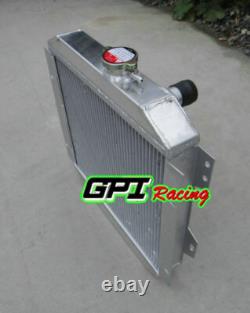 Aluminum Radiator + FAN FOR FORD CAPRI 1600CC AND 2000CC 16L 20L