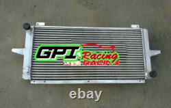 Aluminum Radiator +FAN For 1982-1997 FORD ESCORT SIERRA RS500/RS COSWORTH 2.0 MT