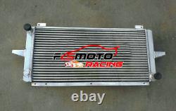 Aluminum Radiator +FAN For 1982-1997 FORD ESCORT SIERRA RS500/RS COSWORTH 2.0 MT