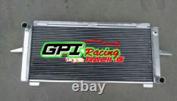 Aluminum Radiator +FAN For 1982-1997 FORD ESCORT SIERRA RS500/RS COSWORTH 2.0 MT