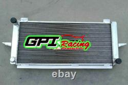 Aluminum Radiator +FAN For 1982-1997 FORD ESCORT SIERRA RS500/RS COSWORTH 2.0 MT