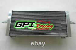 Aluminum Radiator +FAN For 1982-1997 FORD ESCORT SIERRA RS500/RS COSWORTH 2.0 MT