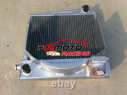 Aluminum Radiator+FAN For Austin Healey Sprite MK1/2/3 Bugeye MG Midget 948/1098