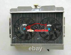Aluminum Radiator + FAN For MGB GT and Roadster Centre Fill 1969 -1976 NRP1142