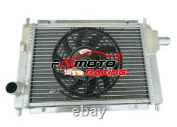 Aluminum Radiator + FAN For Mini Cooper S MPI 1275 1.3L 1997-2001 2000 1999 1998