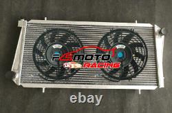 Aluminum Radiator + FAN For ROVER MG MGF Metro Roadstar 1.6 1.8 PETROL 1995-2002