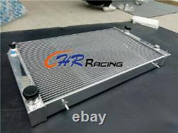 Aluminum Radiator FOR Jaguar XJS 6 CYL 3.6L 1982-1991 / 4.0L 1992-1996 AT 62MM