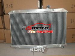 Aluminum Radiator + Fan FOR Mazda RX-8 RX8 SE17 SE3P 13B MSP 1.3L Coupe MT 03-12