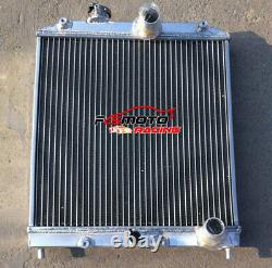 Aluminum Radiator+Fan For Honda Civic CRX EK4/EK9, EG6/EG9 EM1 B16 B18 1992-2000
