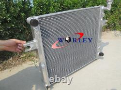 Aluminum Radiator + Fan For JEEP GRAND CHEROKEE WJ & WG 4.7L V8 1999-2005 AT/MT