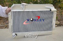 Aluminum Radiator + Fan For MG MGA 1500/1600/1622/DE-LUXE 1955-1962 57 60 61 MT