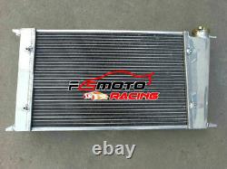 Aluminum Radiator & Fan For VW GOLF MK1 CADDY SCIROCCO Jetta GTI SPEC 1.6 1.8 8V