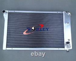 Aluminum Radiator + Fans For Chevy Corvette C3 350/305 5.7/5.0 V8 A/t 1977-1982