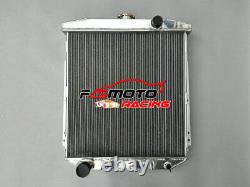 Aluminum Radiator+Fans For Ford Fairlane Car Skyliner Torino Club V8 1954-1956