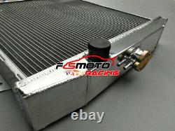 Aluminum Radiator+Fans For Ford Fairlane Car Skyliner Torino Club V8 1954-1956