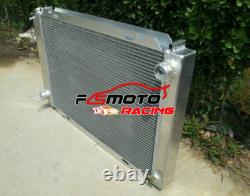Aluminum Radiator+Fans For Ford Mustang GT GL LX SVT Cobra 5.0L V8 302 1979-1993
