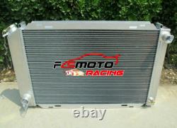 Aluminum Radiator+Fans For Ford Mustang GT GL LX SVT Cobra 5.0L V8 302 1979-1993