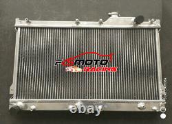 Aluminum Radiator + Fans For Mazda Miata MX-5 MX5 NA B6ZE 1.6L 1.8L 1990-1997 MT