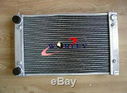 Aluminum Radiator& Fans For Vw Corrado Scirocco Jetta Golf Gti Mk2 1.8 16v 86-92