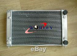 Aluminum Radiator& Fans For Vw Corrado Scirocco Jetta Golf Gti Mk2 1.8 16v 86-92