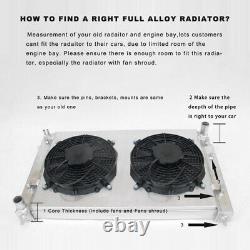 Aluminum Radiator Fit Daihatsu Rocky Fourtrak F7 F8 2.8 D Turbo Diesel 1985-1998