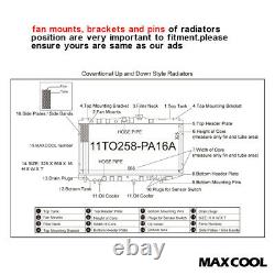 Aluminum Radiator Fit Daihatsu Rocky Fourtrak F7 F8 2.8 D Turbo Diesel 1985-1998